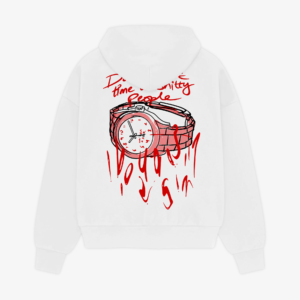 Time Is Money Graphic Hoodie